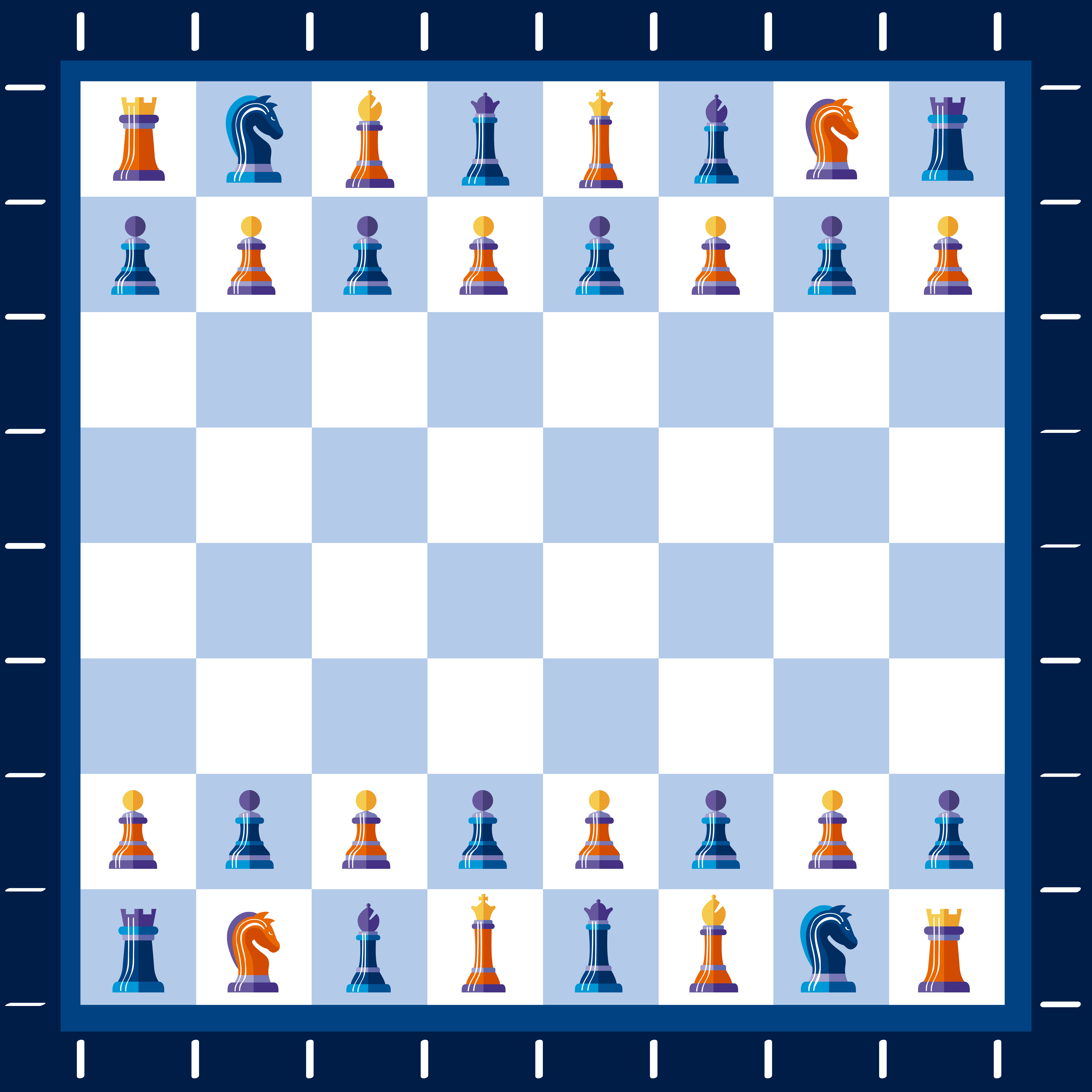 jogo de xadrez 3662245 Vetor no Vecteezy